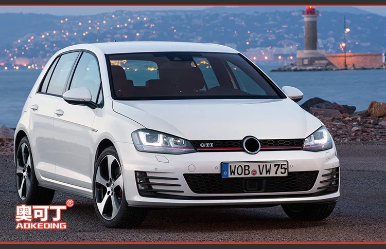 АКД стайлинга автомобилей для VW Golf 7 фара 2013- один U GTI Дизайн светодиодный ДХО Hid лампы Глава ангел глаз Bi Xenon балки аксессуары
