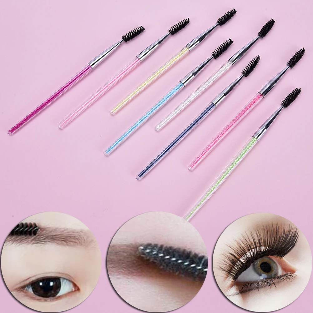 Кисть Стразы для ресниц и бровей спиральная палочка аппликатор щеточка макияжа