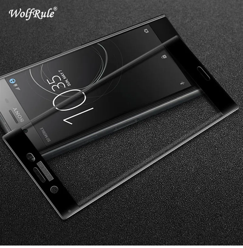 Закаленное стекло для sony Xperia XZ Защитное экрана изогнутое с полным покрытием 9H