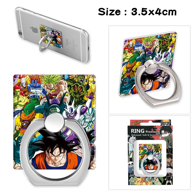 Dragon Ball Z держатель кольца для телефона вращение на 360 градусов Универсальное