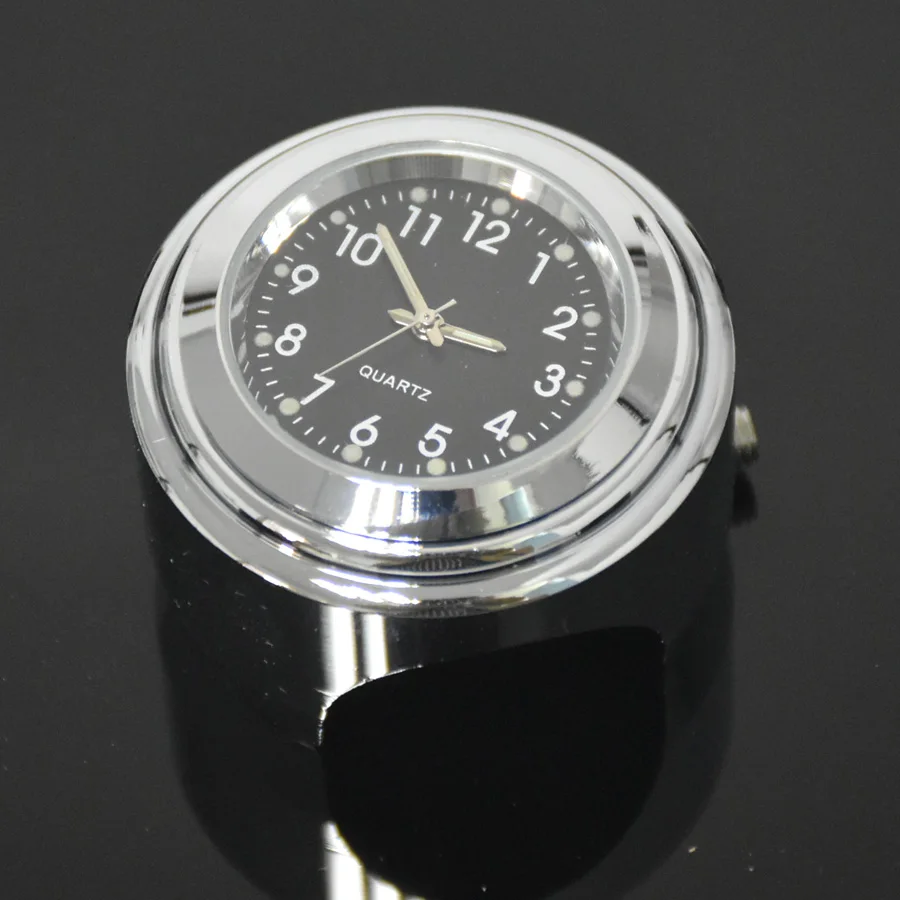 Universal 7/8&quot Chrome Motorcycle Bike Off-Road Street ATV Motorsiklet Aksesuarlari Waterproof Handlebar Mount Clock Watch | Автомобили