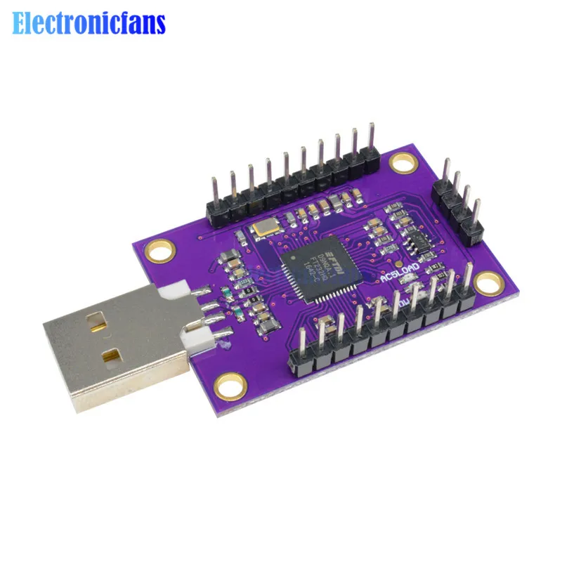 CJMCU FT232H одноканальный высокоскоростной USB 2 0 для JTAG UART FIFO SPI IIC I2C серийный