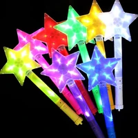 led party led toys light up multi color led star stick wands rally rave cheer batons party flashing glow stick light sticks