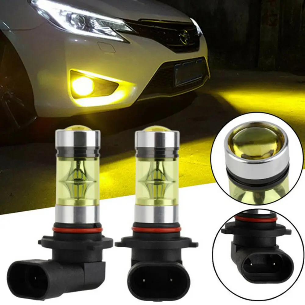 2 шт. Автомобильные светодиодные противотуманные фары 100 2835SMD 9005 к 20 светодиодный