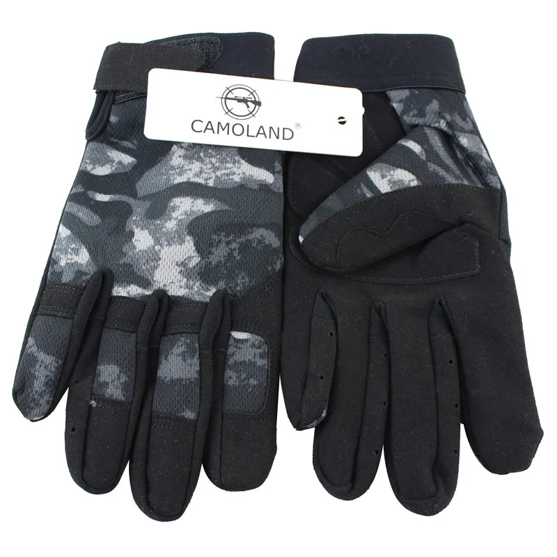 

2019 Men's Military Tactical gloves Fighting Full Finger Camouflage Tactical Outdoor Army Combat Workout Airsoft Mitten Antislip