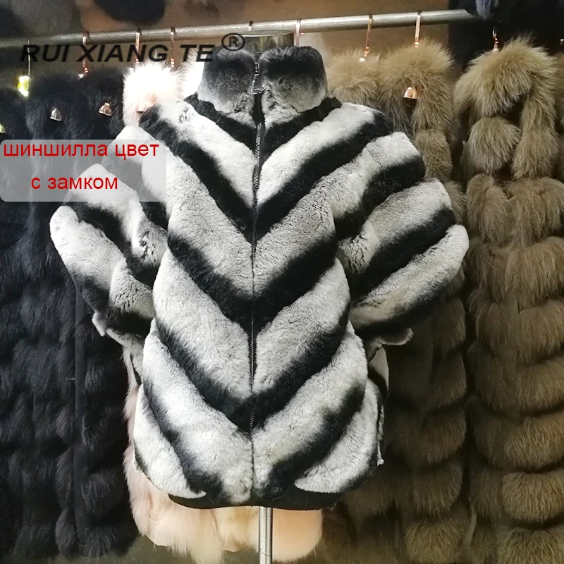 

free shipping ruixiangte women real fur vest rex rabbit vest coat chinchilla coat noble shorter outerwear warm vest fur coat