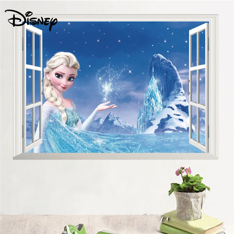 Disney Ice Romance Aisha стикер Детская комната фон для детского сада украшения защита окружающей среды водонепроницаемый стикер
