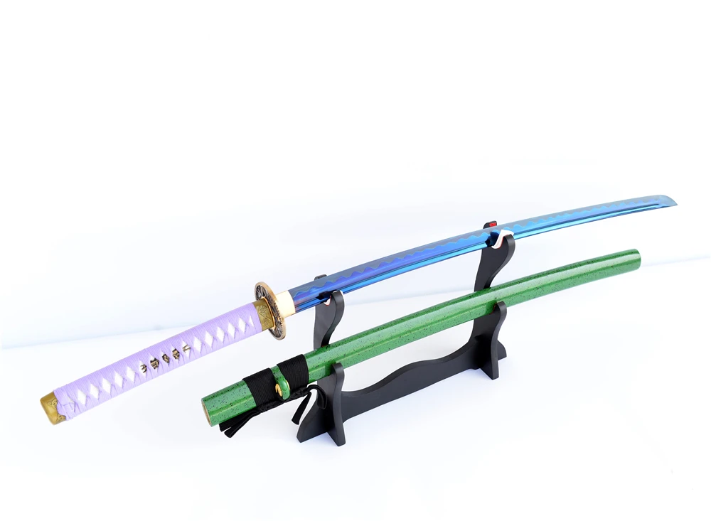 Мечи Брэндона фиолетовые синие острые лезвия японская катана 1060 углеродистая