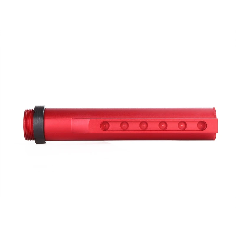 High Quality CNC Alloy 6 Position Red Stock Pipe For Airsoft AEG M4/M16 Hunting Accessories | Спорт и развлечения