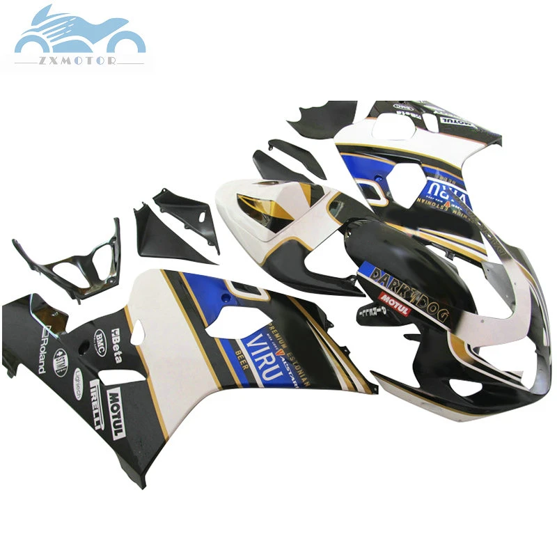 Изготовленный На Заказ Комплект обтекателя мотоцикла для SUZUKI 2004 2005 GSXR600 750 спортивные обтекатели комплект 04 05 GSXR750 GSXR 600 K4 запасных частей