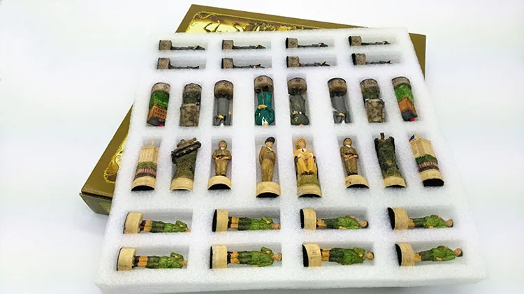 Второй мировой войны Новый стиль шахматы смолы 36*36*6 см для детских игр