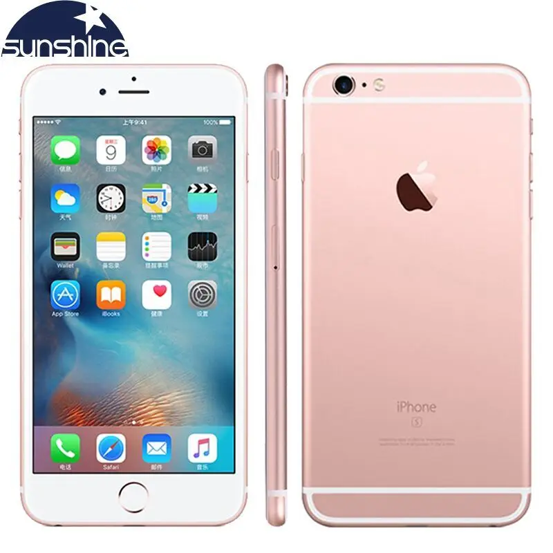 Разблокированный Apple iPhone 6S мобильный телефон Dual Core 2 Гб Оперативная память 16 Гб/64/128 ГБ Встроенная память 4,7 ''12.0MP Камера 4 аппарат не привязан к оператору сотовой связи смартфон