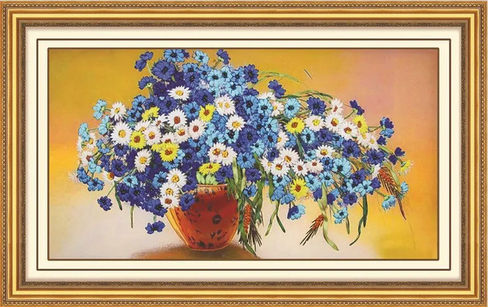 3D flower 64x40cm Чистый запас очень дешево, Набор для вышивки лентами, набор розовых цветов, пятнистый набор для рукоделия, сделай сам, ручная работа, рукоделие, искусство, домашний декор - Цвет: 3D flower 64x40cm