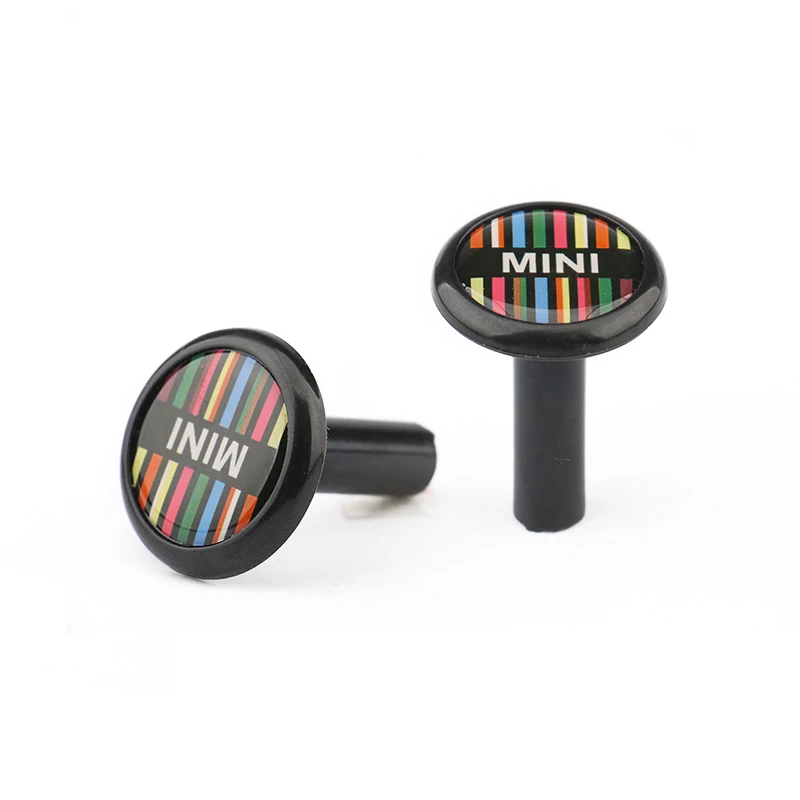 7 2 шт. дверные замки Pin Обложка для MINI COOPER JCW One+ S Countryman Clubman R55 R56 F54 F55 R60 автомобиля Аксессуары Укладка дверь Стикеры - Название цвета: 7