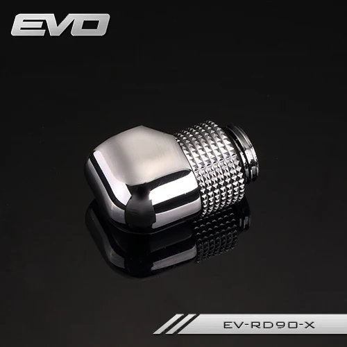 Bykski EVO G1/" 90 градусов локоть поворотный фитинг соединитель EV-RD90-X