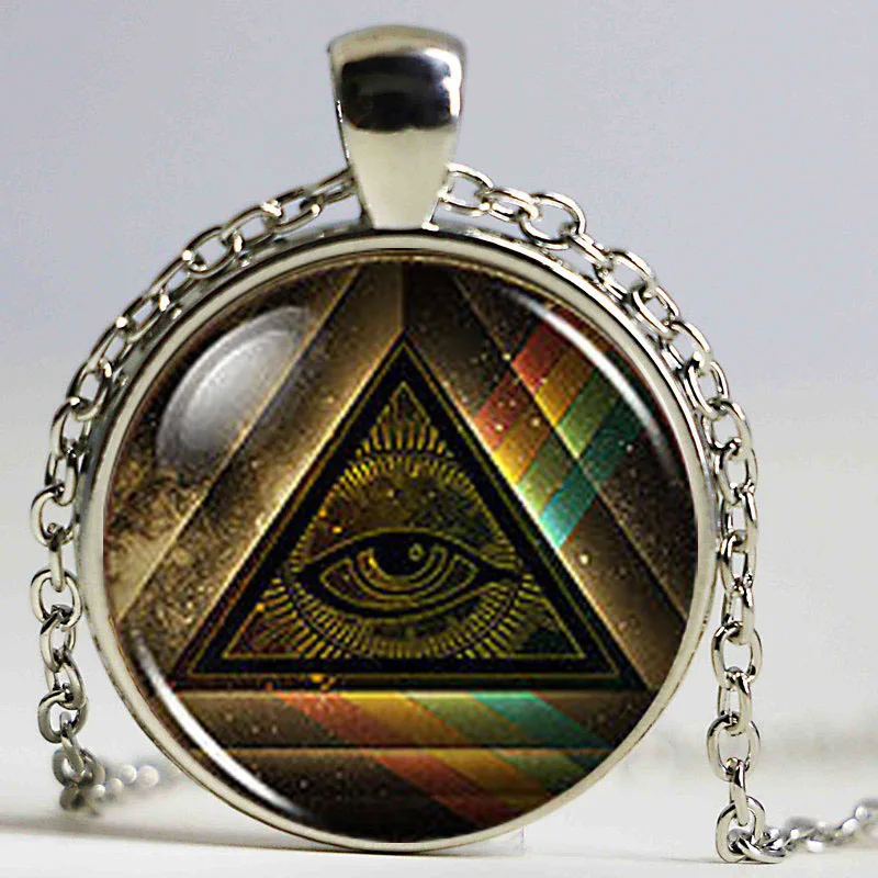 Женская и Мужская подвеска в стиле стимпанк|illuminati pendant|satan necklacesatanic pendants |