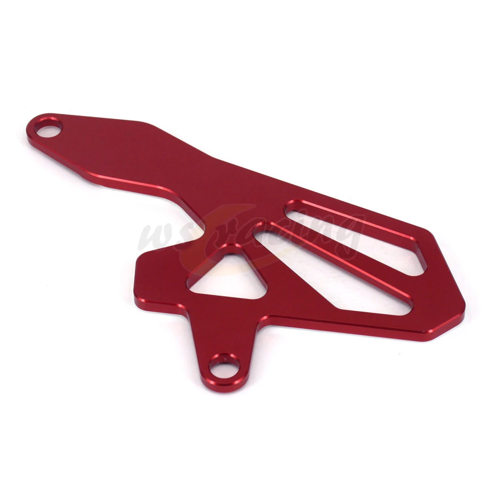 Мотоциклетная красная алюминиевая заготовка передняя Звездочка защитный чехол