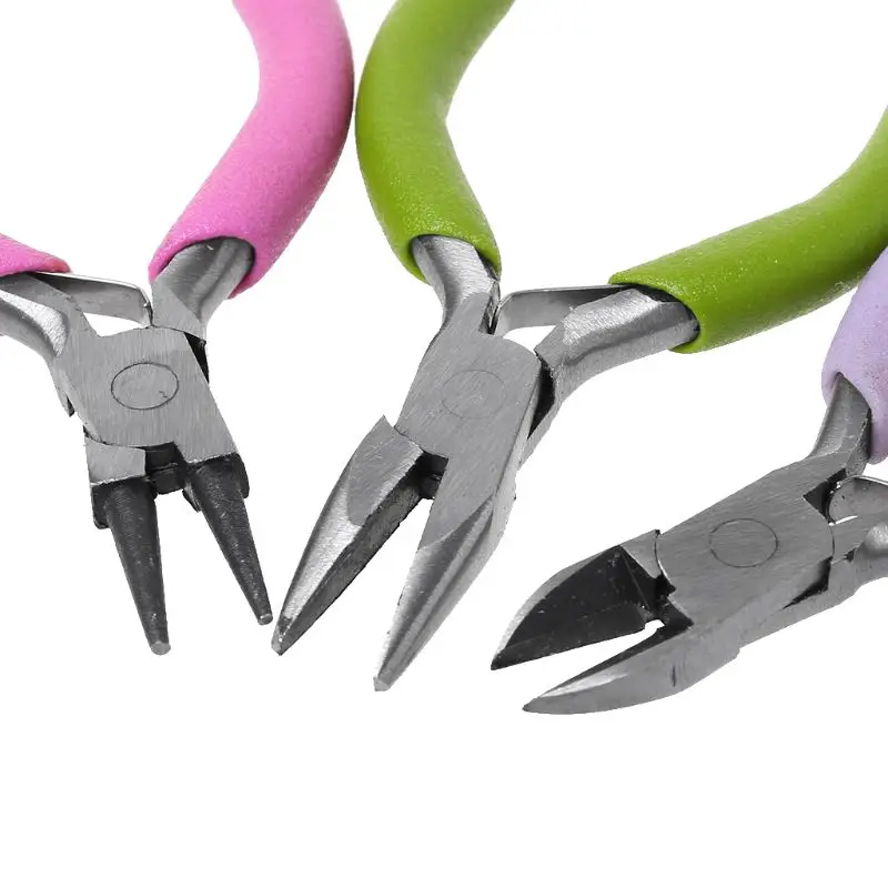 Новые 3 шт./компл. мини ювелирные бусы инструменты для изготовления плоскогубцев