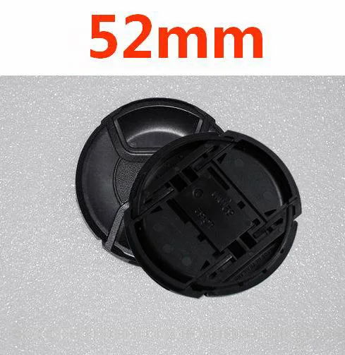 

10pcs/lot 52mm center pinch Snap-on cap cover for nikon 52 mm Lens