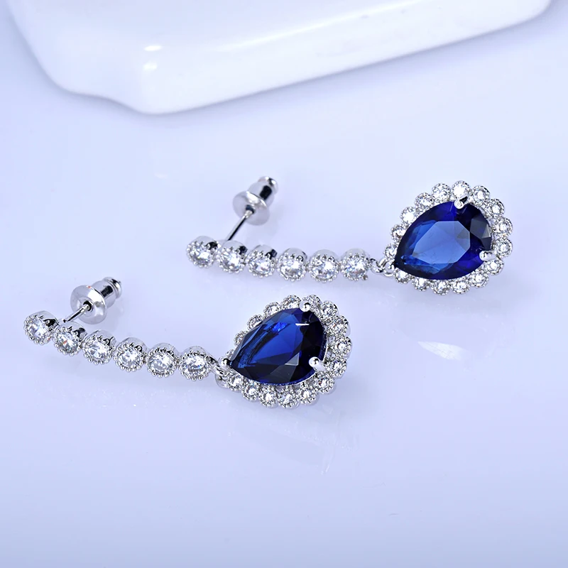 Женские длинные висячие серьги GAOLA роскошные ювелирные изделия с фианитом и