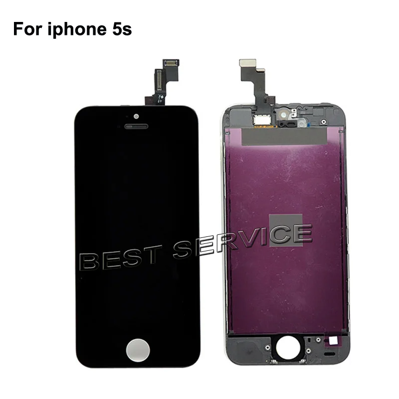 ЖК-дисплей для iPhone 5S 6 6s 6plus plus сенсорный экран с дигитайзером в сборе iphone черный