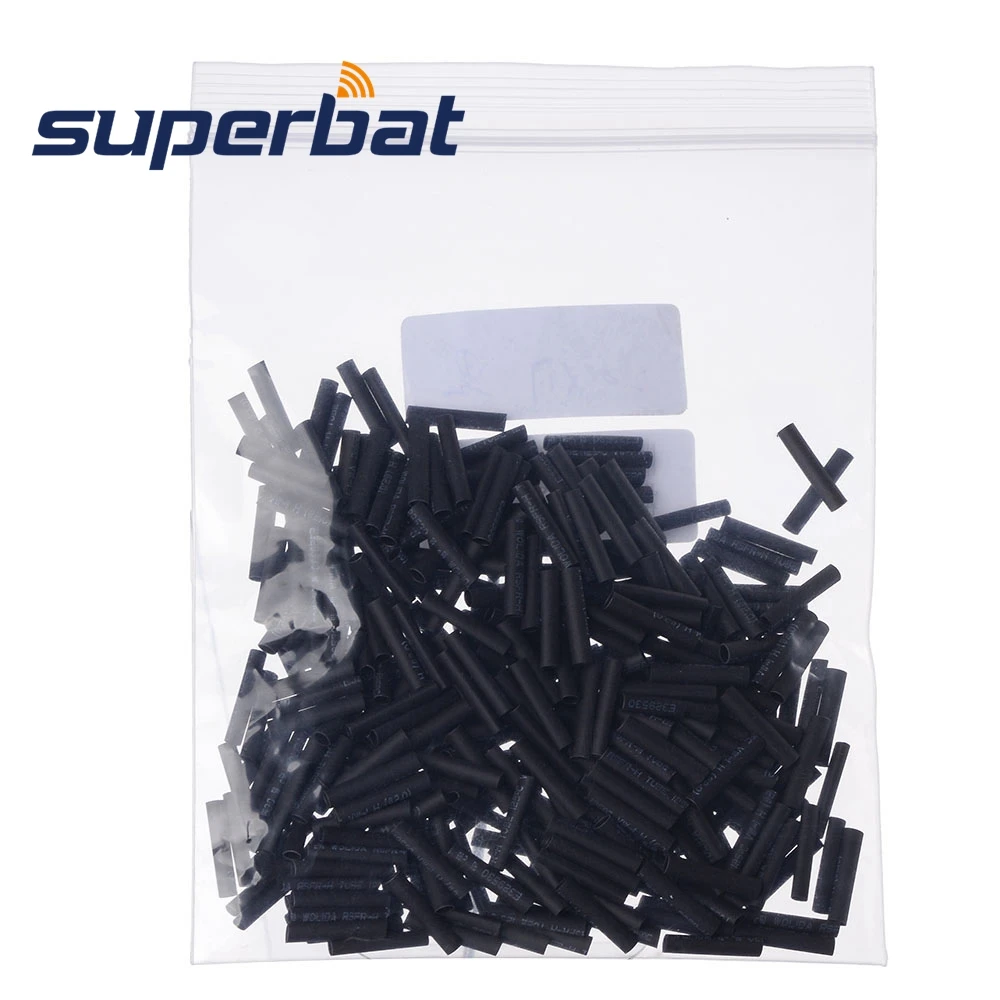 Superbat 100pcs Heat Shrink Tubing Wire Wrap Cable Sleeve OD 2.0mm Length 17mm Pack for 1.13mm cable