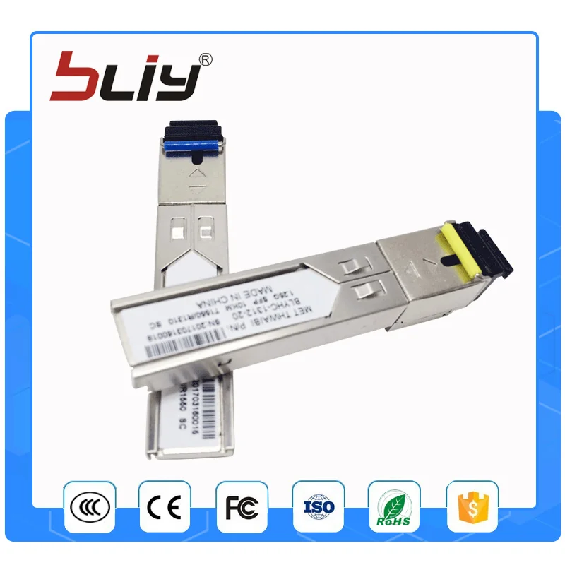 Разъем SC gigabit КМ 5 км DDM BIDI mini gbic sfp модуль 1 25 г Otdr оптический tranceiver для mikrotik cisco