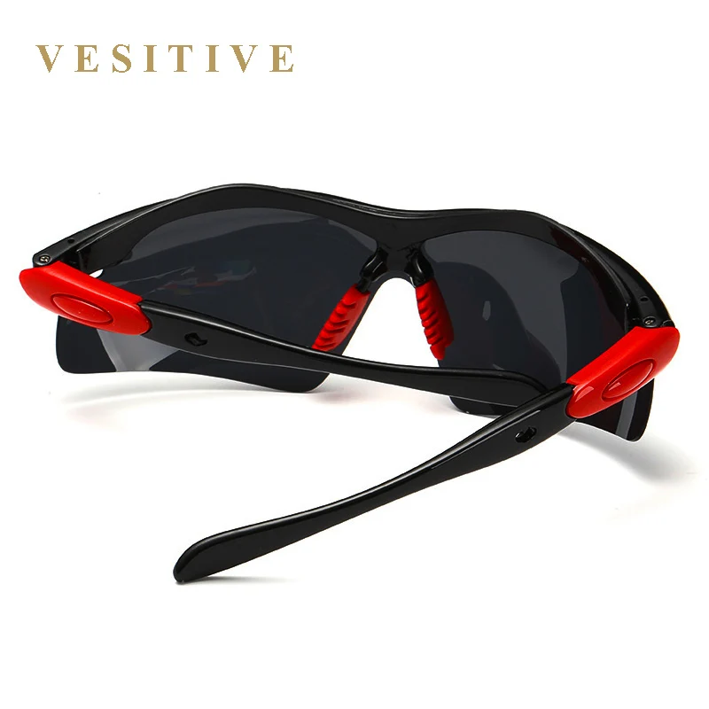 Брендовые поляризованные солнцезащитные очки мужские черные спортивные 2017 для
