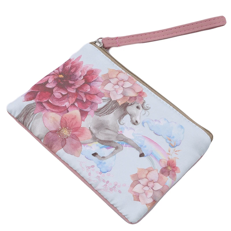 Кошелек для монет с рисунком милых животных мини кошелек мелочи принтом в виде