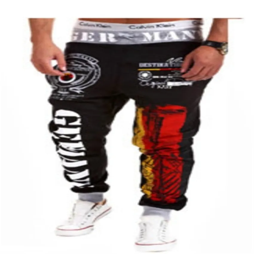 2015 новый штаны мужчины открытый спортивные брюки Emoji бегунов хип хоп свободного