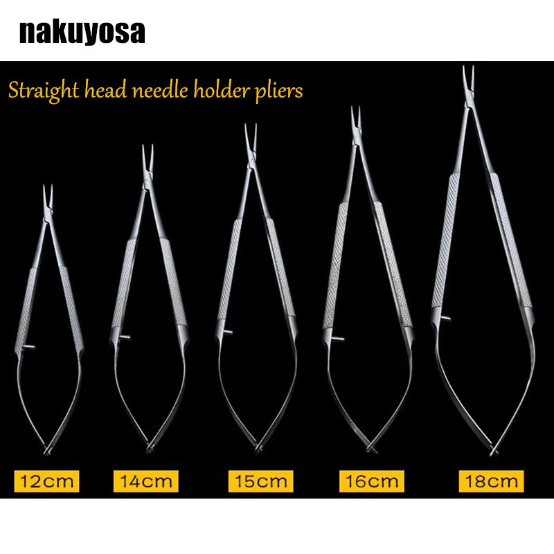 5 шт. прямые волосы головы нержавеющая сталь для микрохирургии инструмент