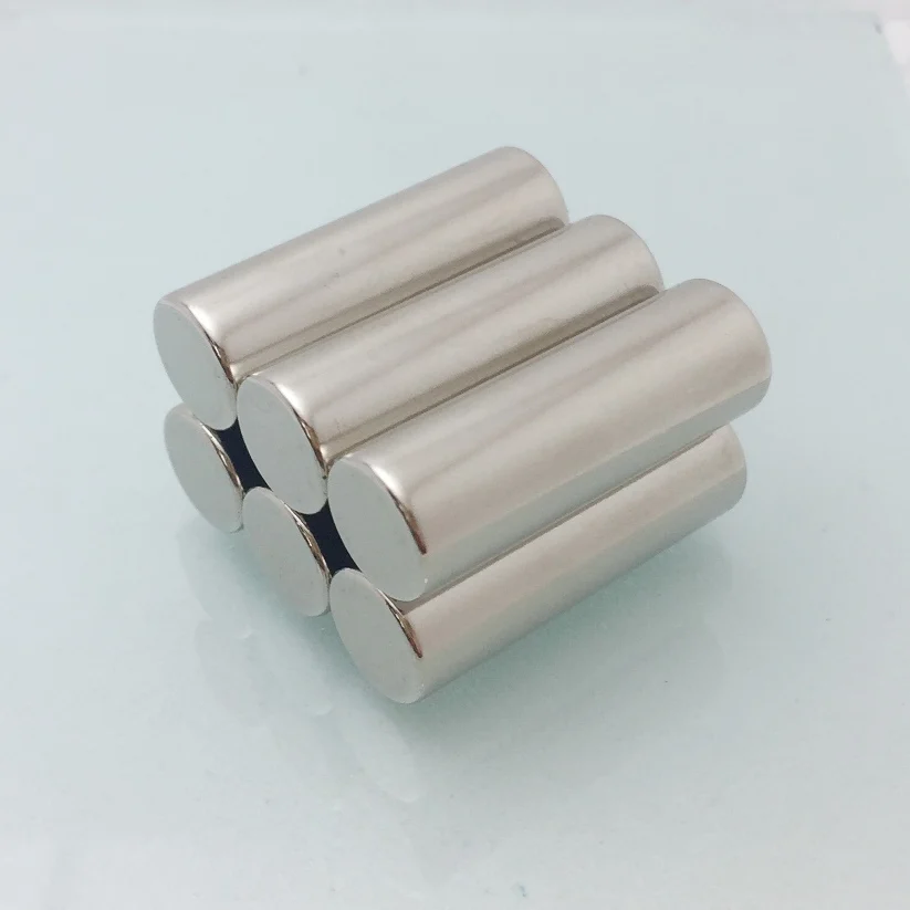 XICIMAG 6 шт. dia10x30mm неодимовый магнит постоянный супер сильная тяга сильные неодимовые магниты стержень NdFeB цилиндрический неодимовый