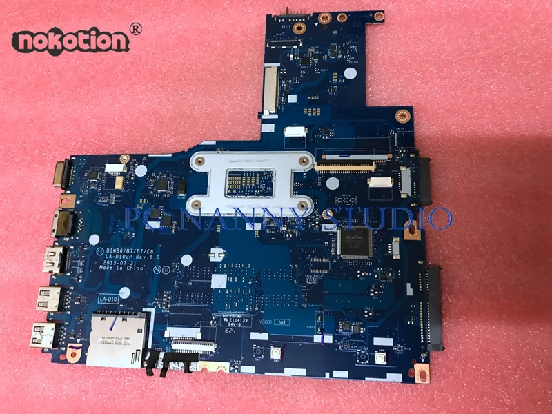 Материнская плата NOKOTION для ноутбука Lenovo протестированная материнская Intel Core LA D102P