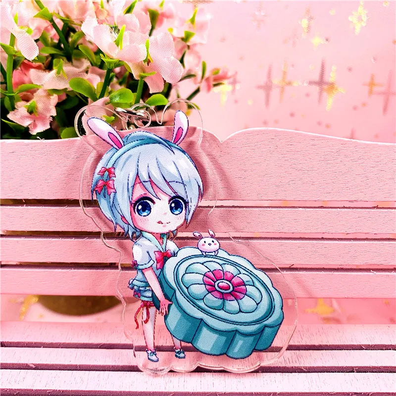 Китайский VOCALOID Luo tianyi брелок модные Мультяшные фигурки брелоки для сумки