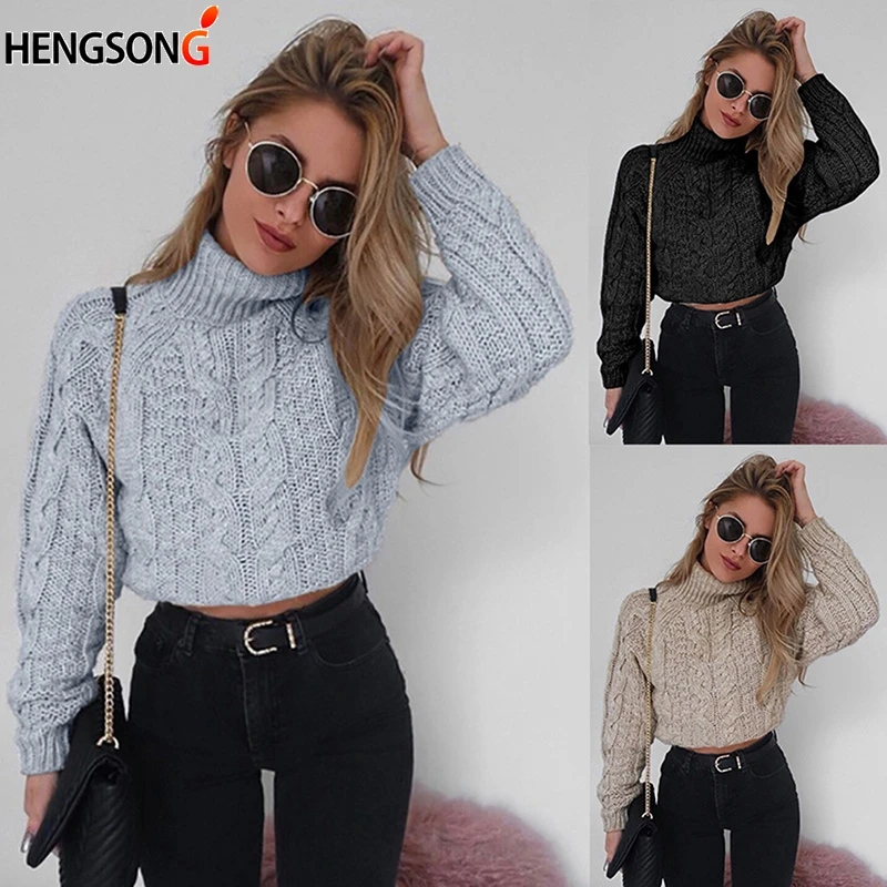 Twist Turtlenecks Sweaters For Women Fashion Slim Cropped Jumpers Knitwear Autumn Fashion Solid Pullover Female Basic
Twist Turtlenecks Sweaters For Women Fashion Slim Cropped Jumpers Knitwear Autumn Fashion Solid Pullover Female Basic