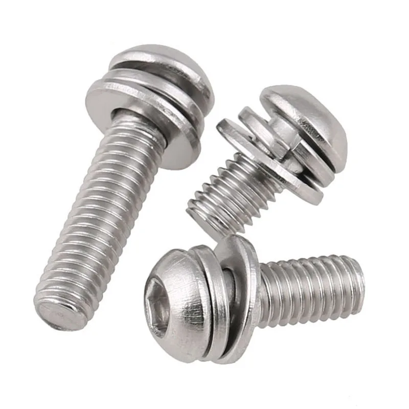 3 шт. шестигранные винты с круглой головкой из нержавеющей стали | Обустройство