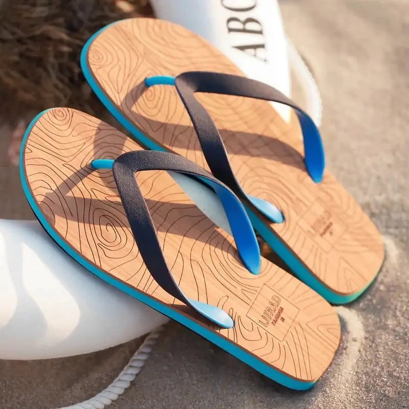 2020 Summer Style Home Men Slippers Simple Beach Shoes Non-slip Slides Men's Flip Flops Couples Shoes Indoor Women Soft Slippers