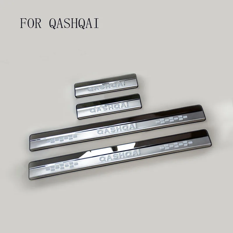 

Car Styling High quality stainless steel door sill Scuff Plate Welcome Pedal For Nissan Qashqai j11 2016 2017 2018 Accessories