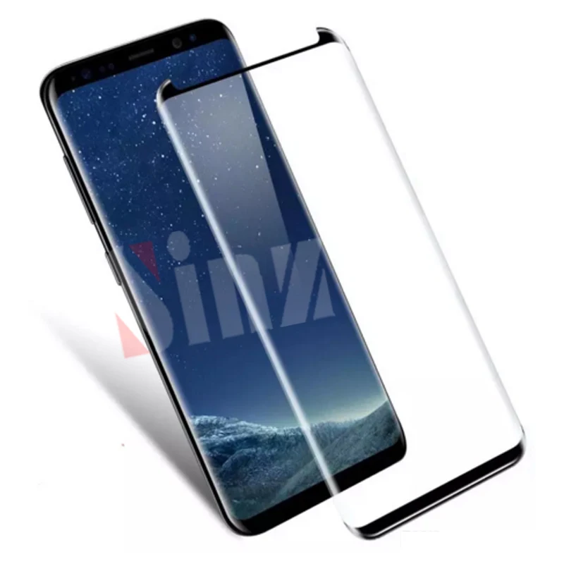 Sinzean 25 шт./лот для Samsung Galaxy Note 8 /Note 9 3D изогнутый полный клей чехол дружественное