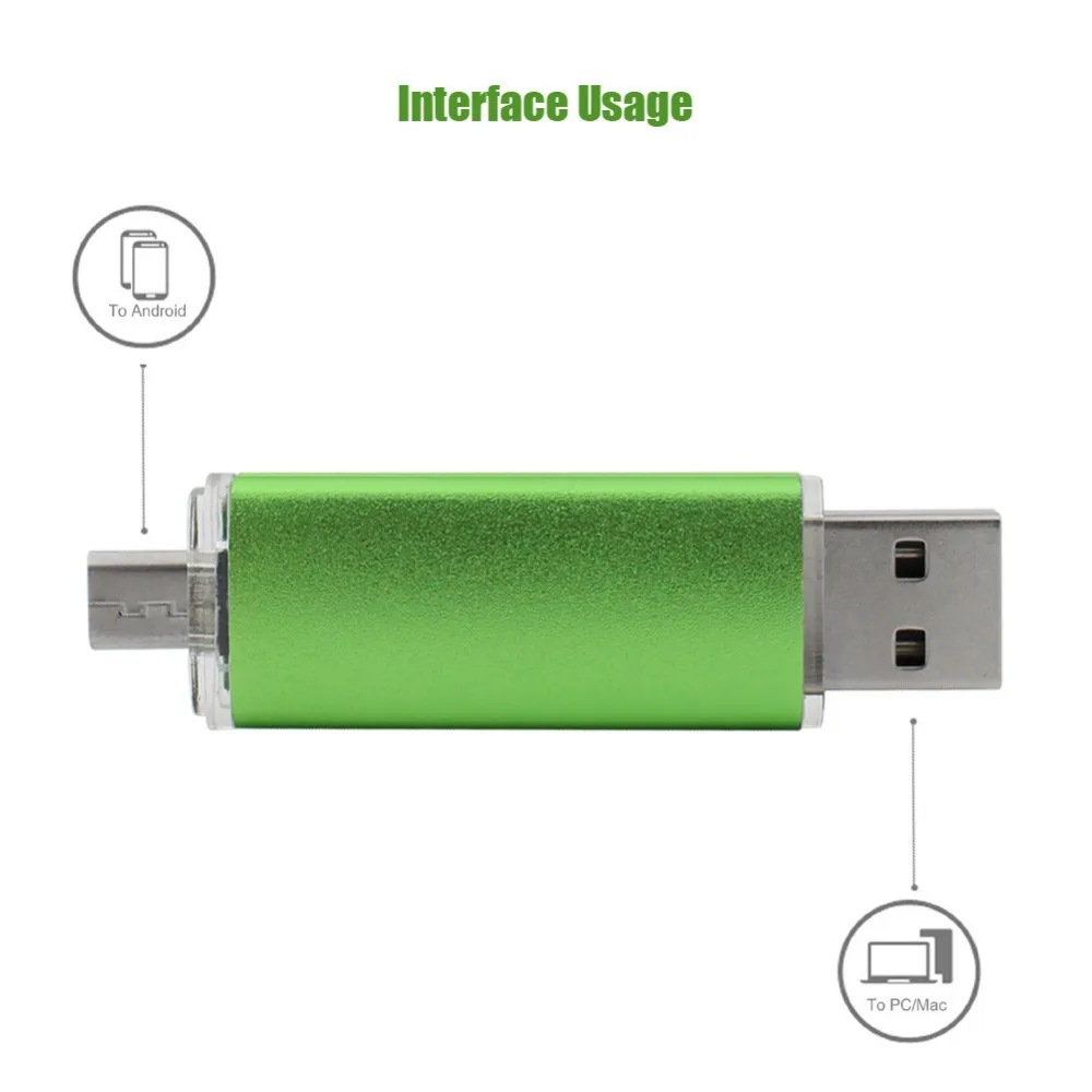 Новый OTG флеш накопитель usb u Диск для смартфона 32 ГБ 16 8 4 карта памяти мини Внешнее