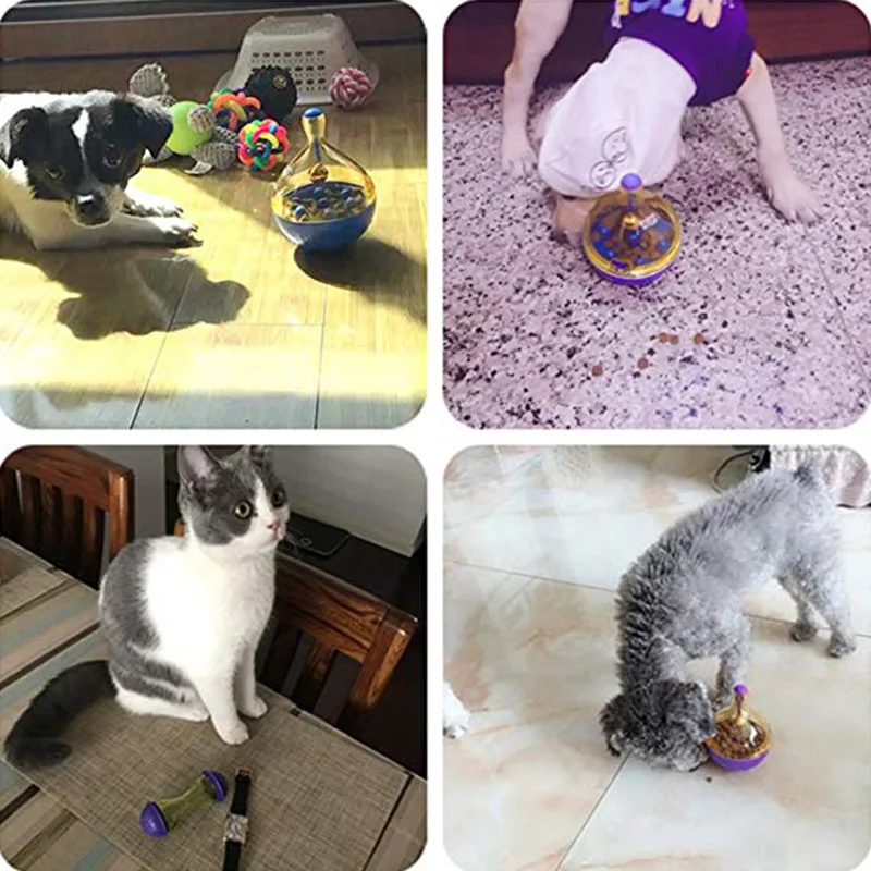 Интерактивная игрушка для кошек IQ с мячом умнее игрушки домашних животных