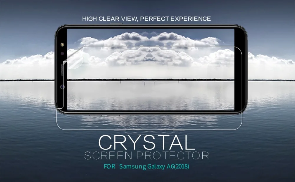 2 шт./лот для samsung Galaxy A6 NILLKIN кристально чистая защитная пленка или Антибликовая матовая защитная пленка для экрана