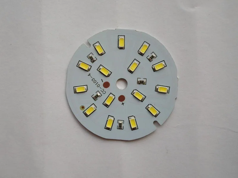 10X Высокое качество 12V вход 5630SMD 3~ 21В, круглый светодиодный светильник доска