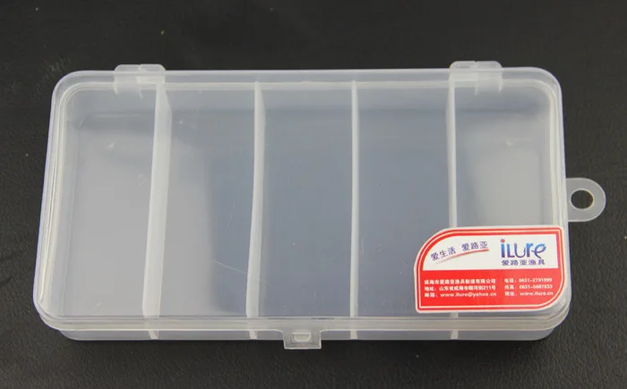 

ILure бренд 17 см * 9,2 см * 2,7 см Новая прозрачная пластиковая приманка для рыбалки коробка для хранения Органайзер Контейнер Чехол
