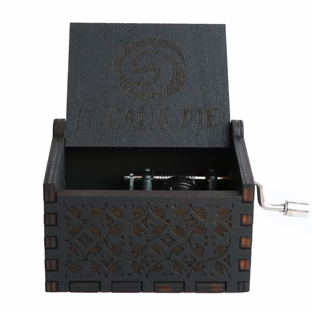 Антиквариат оптом резной «Игры престолов» Caja De Musica деревянная музыкальная шкатулка для рук красота Рождественский подарок на год подарок на день рождения
