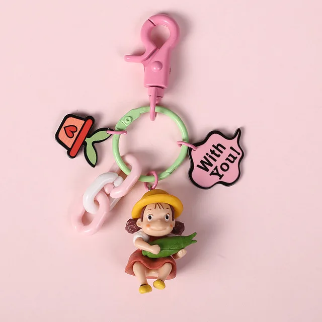 Фильм Мой сосед брелок Тоторо Шиншилла Кольца Подвески Подходит сумка талисманы