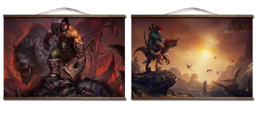 Плакат для World of Warcrafts lllidan Stormrage постеры печати на холсте украшения живопись с твердой древесины Висячие свиток