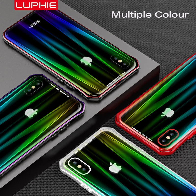 Для Apple iPhone X XS Max XR 8 7 Plus Магнитная Адсорбция CNC Алюминиевый металлический бампер