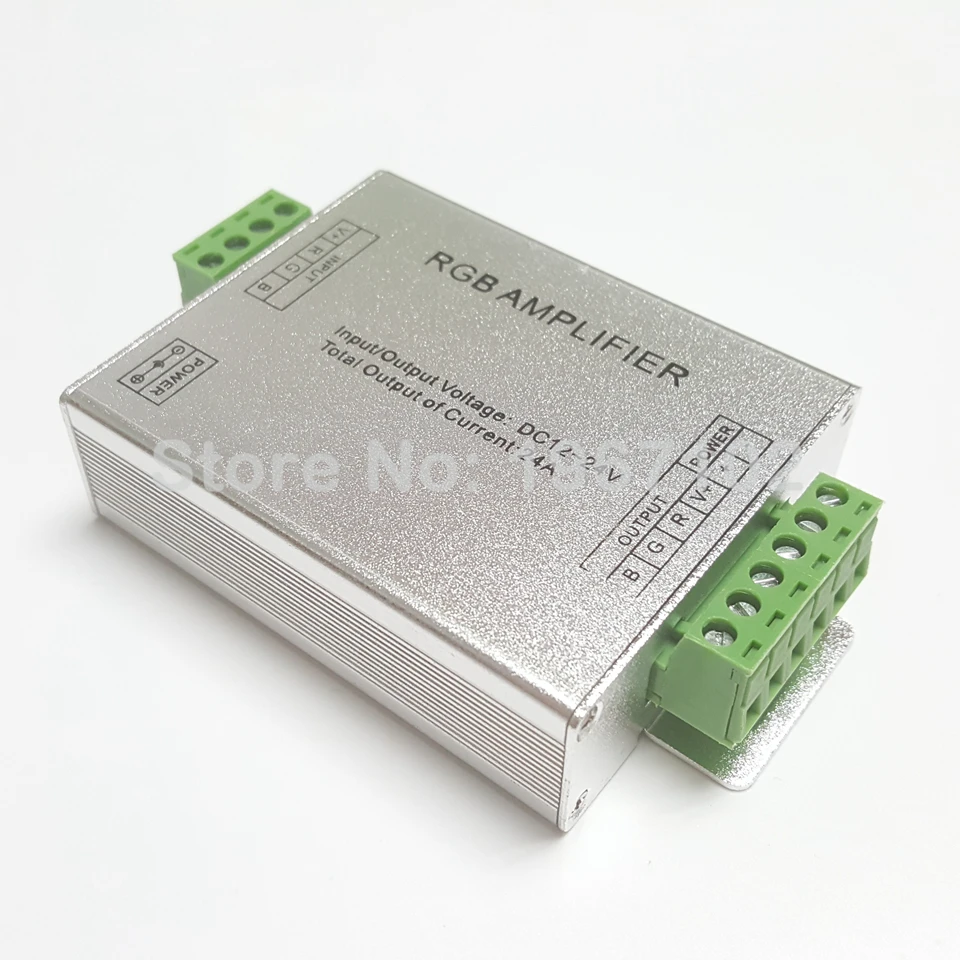 LINYEE RGB LED усилитель DC12 24V 12A 24A 4 канальный выход 3528 5050 Светодиодная лента