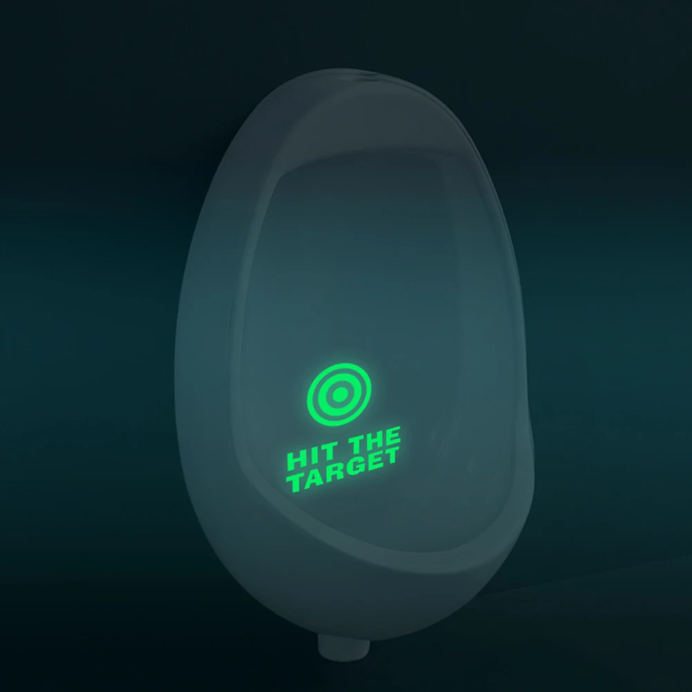 Хит продаж наклейки на унитаз водонепроницаемые светящиеся обои знак сиденье